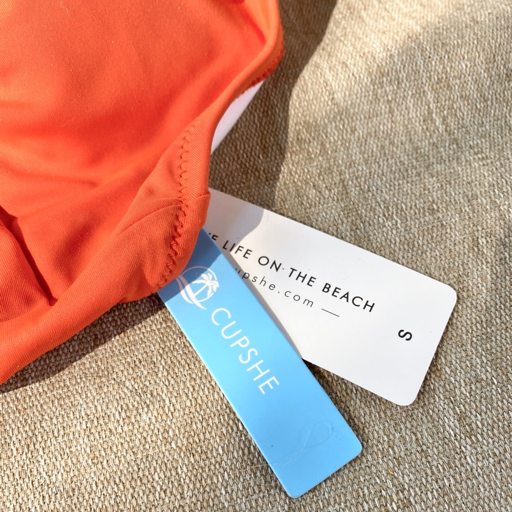 Cupshe Orange Ruched One-Piece Swimsuit - Picture 7 of 7